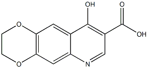 9-hydroxy-2,3-dihydro[1,4]dioxino[2,3-g]quinoline-8-carboxylic acid Structure