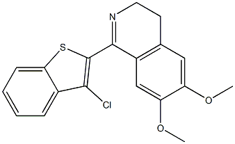  1-(3-chlorobenzo[b]thiophen-2-yl)-6,7-dimethoxy-3,4-dihydroisoquinoline