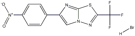  6-(4-nitrophenyl)-2-(trifluoromethyl)imidazo[2,1-b][1,3,4]thiadiazole hydrobromide