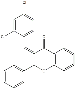  3-(2,4-dichlorobenzylidene)-2-phenylchroman-4-one