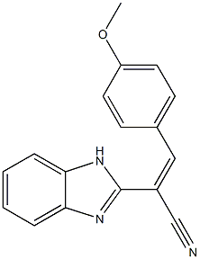 2-(1H-benzo[d]imidazol-2-yl)-3-(4-methoxyphenyl)acrylonitrile