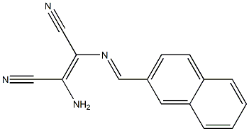(Z)-2-amino-3-{[(E)-2-naphthylmethylidene]amino}-2-butenedinitrile