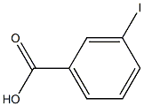 3-lodobenzoic acid Struktur