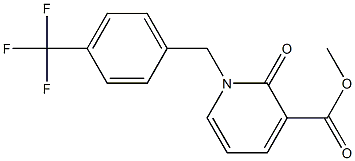  methyl 2-oxo-1-[4-(trifluoromethyl)benzyl]-1,2-dihydro-3-pyridinecarboxylate