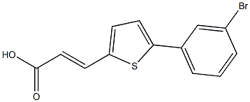 (2E)-3-[5-(3-BROMOPHENYL)THIEN-2-YL]ACRYLIC ACID
