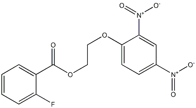  2-(2,4-dinitrophenoxy)ethyl 2-fluorobenzoate