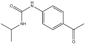 N-(4-acetylphenyl)-N'-isopropylurea Struktur