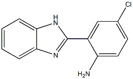 2-(1H-benzo[d]imidazol-2-yl)-4-chloroaniline Struktur