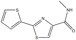  N-methyl-2-(2-thienyl)-1,3-thiazole-4-carboxamide