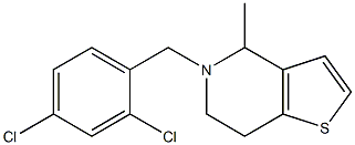  5-(2,4-dichlorobenzyl)-4-methyl-4,5,6,7-tetrahydrothieno[3,2-c]pyridine