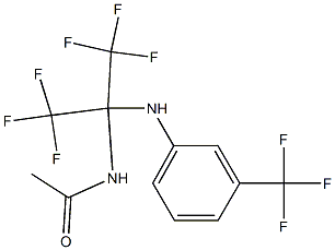  N1-{2,2,2-trifluoro-1-(trifluoromethyl)-1-[3-(trifluoromethyl)anilino]ethyl}acetamide