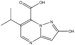 2-hydroxy-6-isopropylpyrazolo[1,5-a]pyrimidine-7-carboxylic acid|2-HYDROXY-6-ISOPROPYLPYRAZOLO[1,5-A]PYRIMIDINE-7-CARBOXYLIC ACID