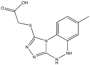 2-[(7-methyl-4,5-dihydrobenzo[e][1,2,4]triazolo[3,4-c][1,2,4]triazin-1-yl)thio]acetic acid