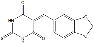  5-(1,3-benzodioxol-5-ylmethylidene)-2-thioxohexahydropyrimidine-4,6-dione