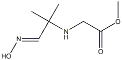 methyl 2-{[2-(hydroxyimino)-1,1-dimethylethyl]amino}acetate