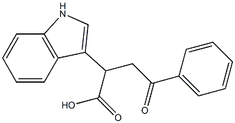 2-(1H-indol-3-yl)-4-oxo-4-phenylbutanoic acid 结构式