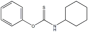 phenyl (cyclohexylamino)methanethioate Structure