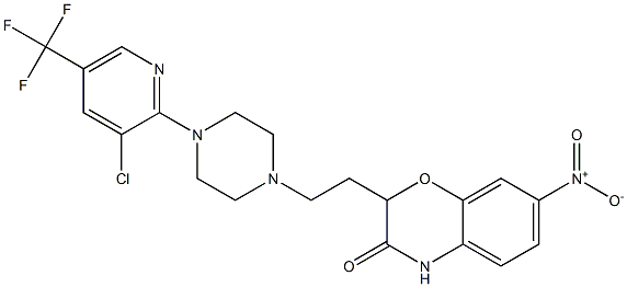  2-(2-{4-[3-chloro-5-(trifluoromethyl)-2-pyridinyl]piperazino}ethyl)-7-nitro-2H-1,4-benzoxazin-3(4H)-one