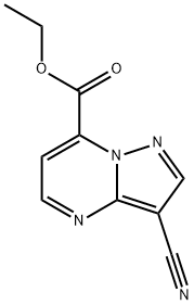 ethyl 3-cyanopyrazolo[1,5-a]pyrimidine-7-carboxylate Structure
