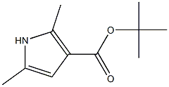 tert-Butyl 2,5-dimethylpyrrole-3-carboxylate 结构式