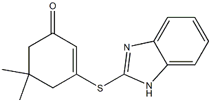 3-(1H-benzo[d]imidazol-2-ylthio)-5,5-dimethylcyclohex-2-en-1-one