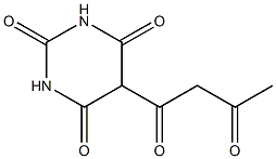 5-acetoacetyl-2,4,6(1H,3H,5H)-pyrimidinetrione 结构式