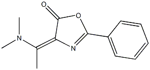 4-[(E)-1-(dimethylamino)ethylidene]-2-phenyl-1,3-oxazol-5(4H)-one Structure