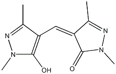  4-[(5-hydroxy-1,3-dimethyl-1H-pyrazol-4-yl)methylidene]-1,3-dimethyl-4,5-dihydro-1H-pyrazol-5-one