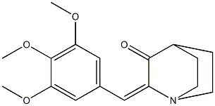 2-(3,4,5-trimethoxybenzylidene)quinuclidin-3-one