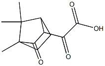 oxo(4,7,7-trimethyl-3-oxobicyclo[2.2.1]hept-2-yl)acetic acid Struktur