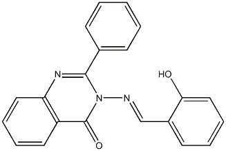 3-{[(E)-(2-hydroxyphenyl)methylidene]amino}-2-phenyl-4(3H)-quinazolinone