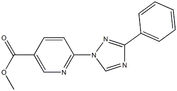 methyl 6-(3-phenyl-1H-1,2,4-triazol-1-yl)nicotinate
