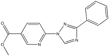  methyl 6-(3-phenyl-1H-1,2,4-triazol-1-yl)nicotinate