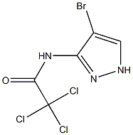  N1-(4-bromo-1H-pyrazol-3-yl)-2,2,2-trichloroacetamide