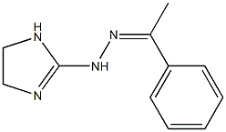1-phenylethan-1-one 1-(4,5-dihydro-1H-imidazol-2-yl)hydrazone
