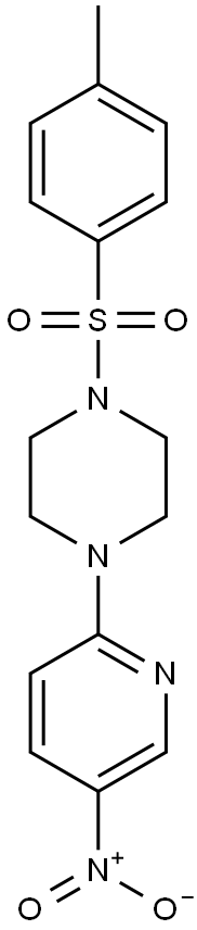 1-[(4-methylphenyl)sulfonyl]-4-(5-nitro-2-pyridyl)piperazine