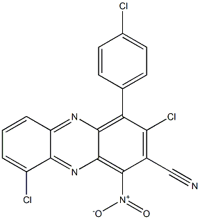 2,6-dichloro-alpha-(4-chlorophenyl)-4-nitrophenzyl cyanide 结构式