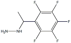 (1-(perfluorophenyl)ethyl)hydrazine Struktur