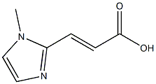 (E)-3-(1-methyl-1H-imidazol-2-yl)acrylic acid Structure