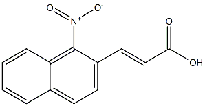  (E)-3-(1-nitronaphthalen-2-yl)acrylic acid