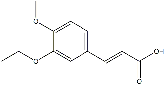 (E)-3-(3-ethoxy-4-methoxyphenyl)acrylic acid