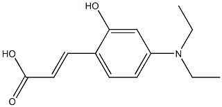 (E)-3-(4-(diethylamino)-2-hydroxyphenyl)acrylic acid
