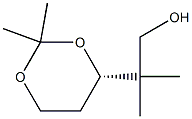 (S)-2-(2,2-dimethyl-1,3-dioxan-4-yl)-2-methylpropan-1-ol Structure