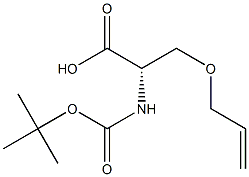 (S)-3-(allyloxy)-2-(tert-butoxycarbonylamino)propanoic acid Struktur