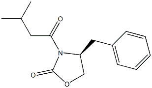 (S)-4-BENZYL-3-(3-METHYL-BUTYRYL)-OXAZOLIDIN-2-ONE Structure