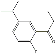 1-(2-fluoro-5-isopropylphenyl)propan-1-one Structure
