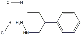1-(2-phenylbutyl)hydrazine dihydrochloride Struktur