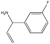 1-(3-fluorophenyl)prop-2-en-1-amine Structure