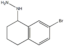 1-(6-bromo-1,2,3,4-tetrahydronaphthalen-4-yl)hydrazine Structure