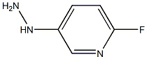 1-(6-fluoropyridin-3-yl)hydrazine Struktur